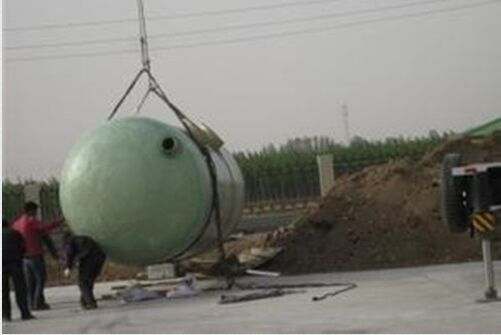 化糞池安裝現場